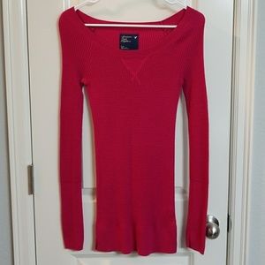 Waffle Knit Long Sleeve Shirt